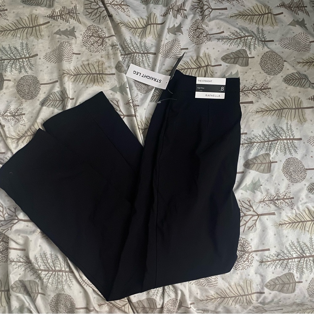 Black Straight Leg Pants